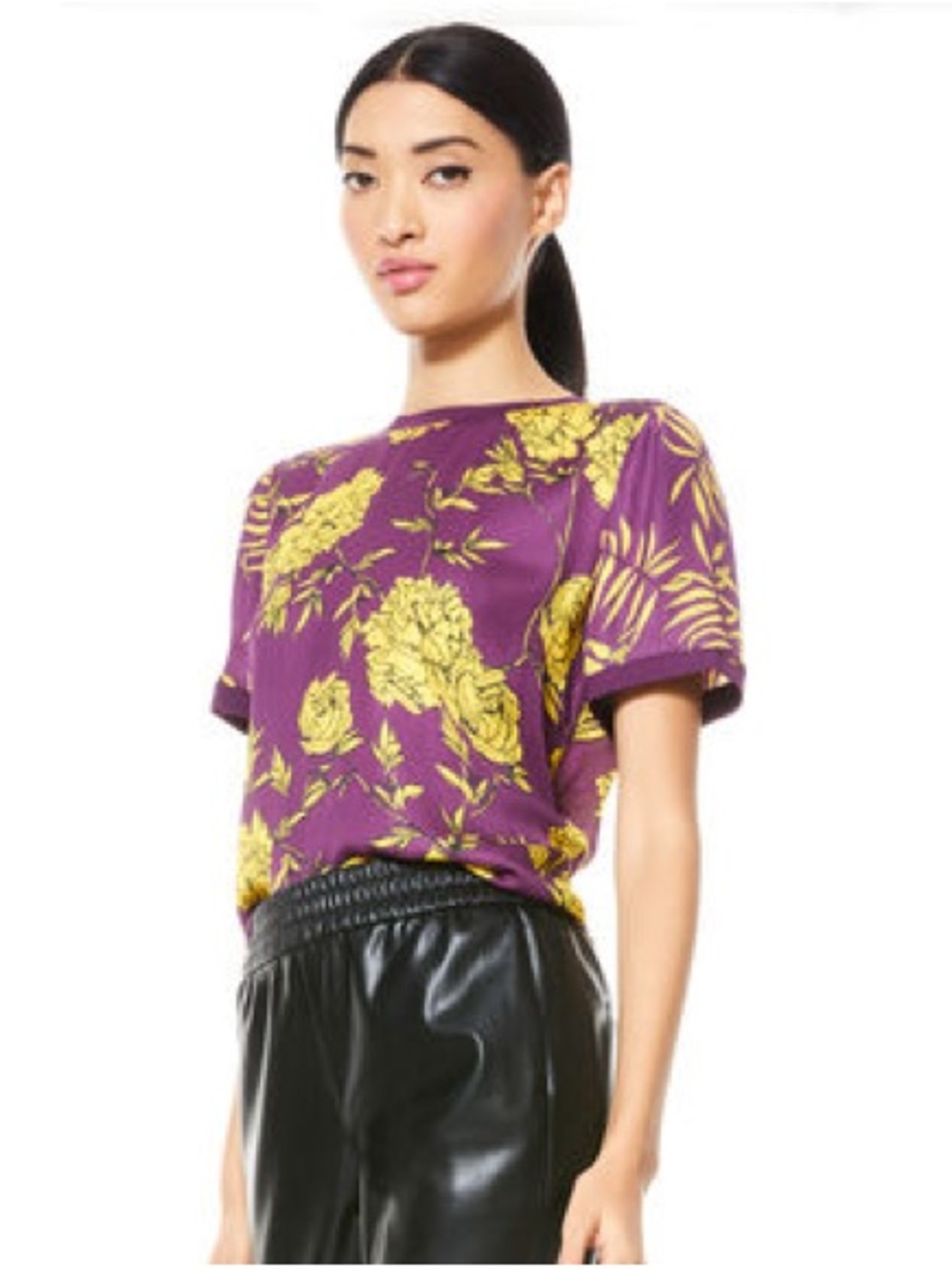 Alice + Olivia Piera Floral Tee $250!